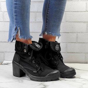 palladium heel boots